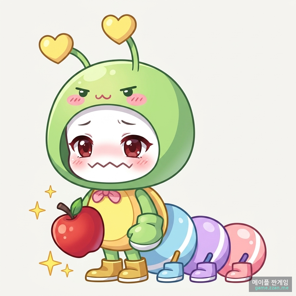 보마노랑이 AI 일러스트