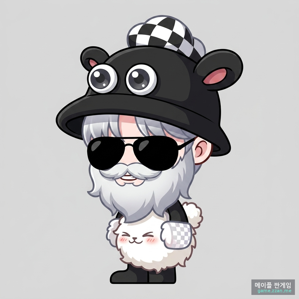 나쥐 AI 일러스트